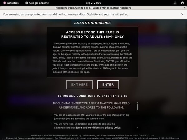 Account Free Lethal Hardcore