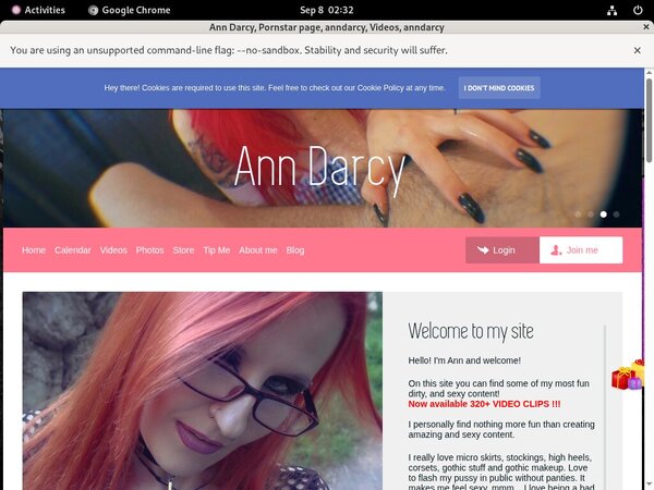 Ann Darcy Hacked Account