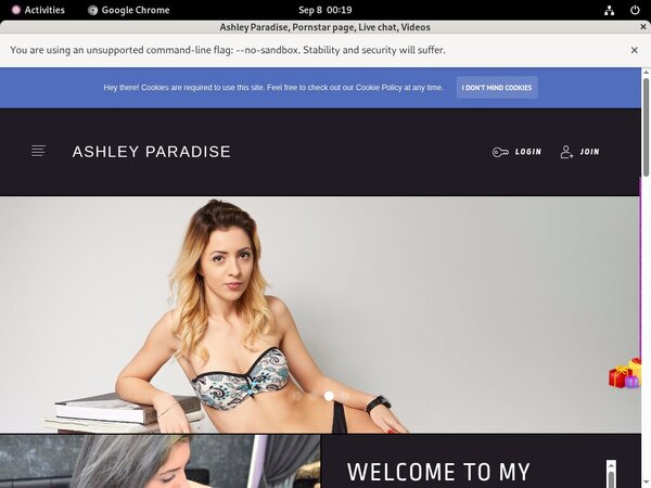 Ashley Paradise Free Login And Password