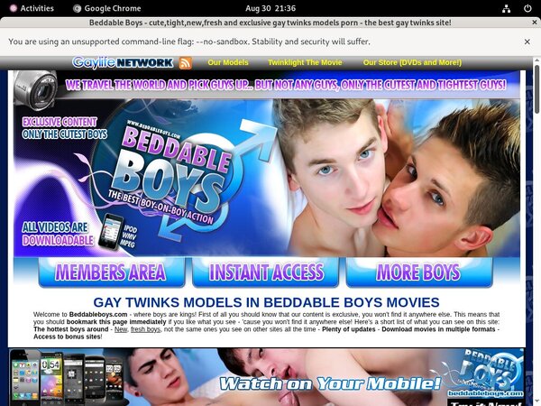 Beddableboys.com Free Trial 2018
