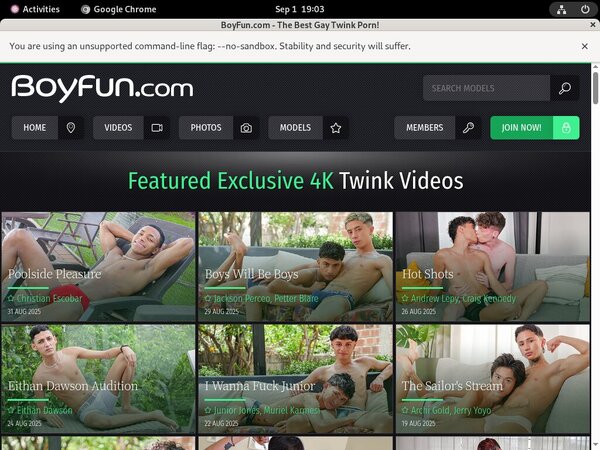 Boy Fun Paypal Sign Up