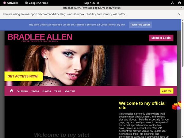 BradLee Allen Account Login