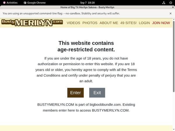 Bustymerilyn.com Active Accounts