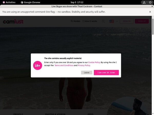 Camlust.com Free Trial Coupon