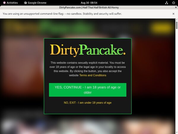 Dirtypancake.com Bank Payment