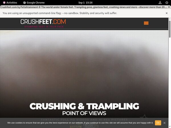 Discount Crushfeet.com Promo Code