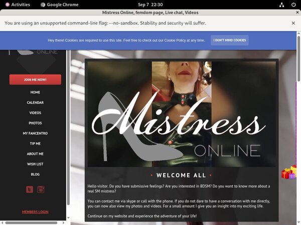 Discount MistressOnline Link