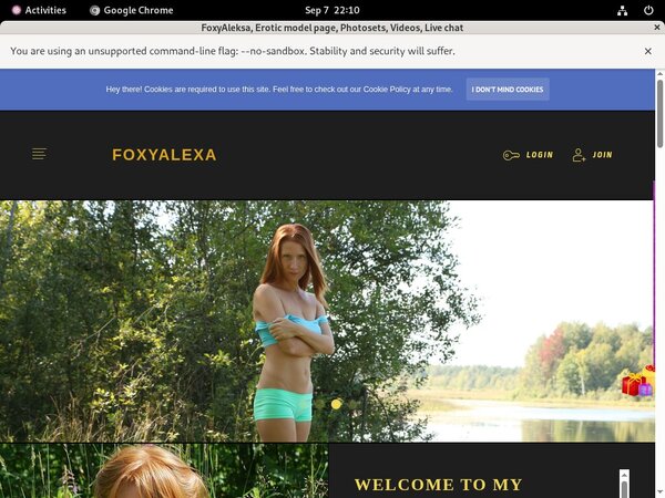 Foxyaleksa.com Billing Form