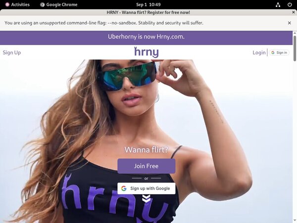 Free Account On Uberhorny.com