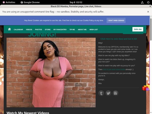 Free Black DD Mamba Accounts Premium
