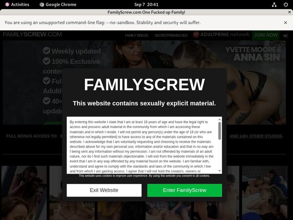 Free Familyscrew Sign Up