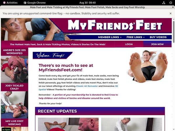 Free My Friends Feet Login