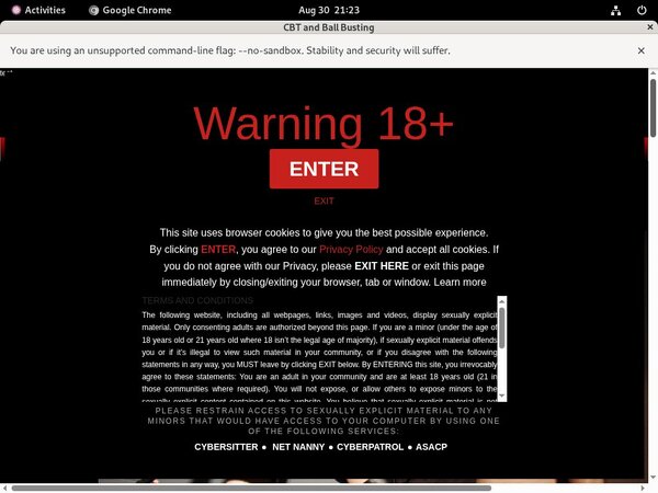 Free New Cbtandballbusting.com