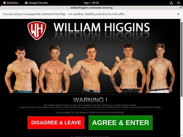 Free Williamhiggins.com Account Password