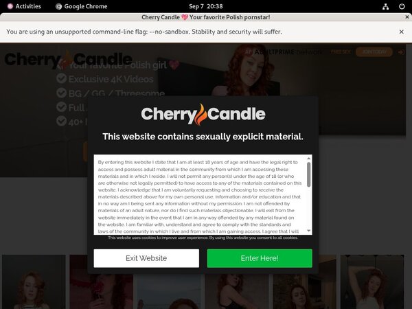 Freecherry-candle.com Password