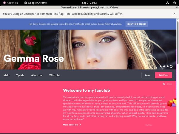 Gemmarose42 Register