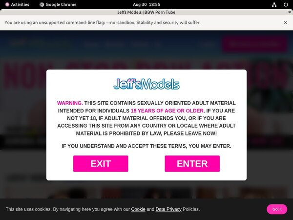 Jeffsmodels.com Vendo Page