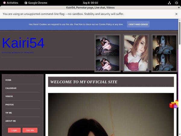 Kairi54.modelcentro.com Accounts