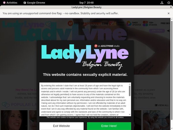 Lady Lyne Live