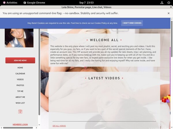 Lolashine.modelcentro.com Episodes