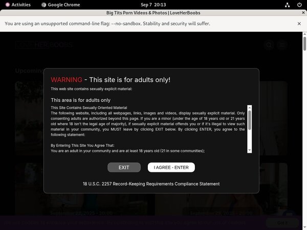 Love Her Boobs Freies Konto