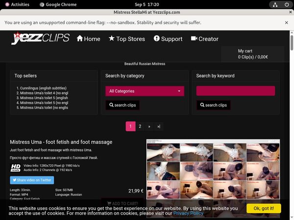 MistressStellami Credit Card