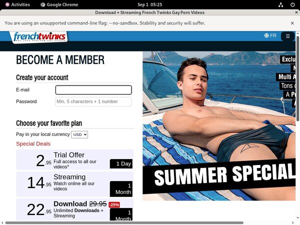 Paypal Signup French Twinks