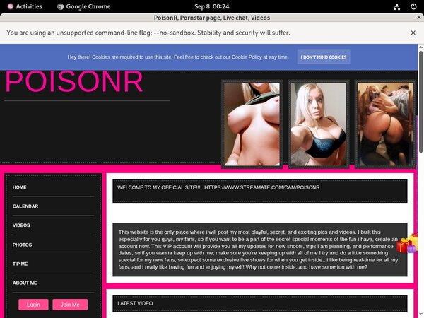 PoisonR Password Info PoisonR Password Info
