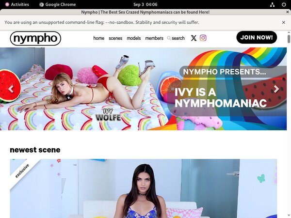 Premium Nympho.com Accounts
