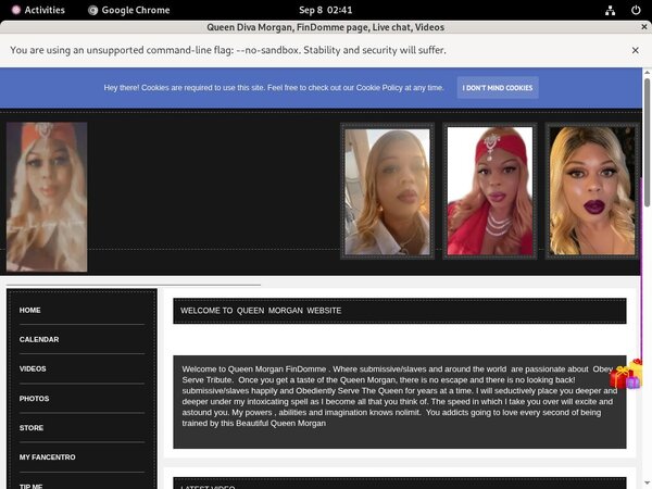 Queen Diva Morgan Working Account