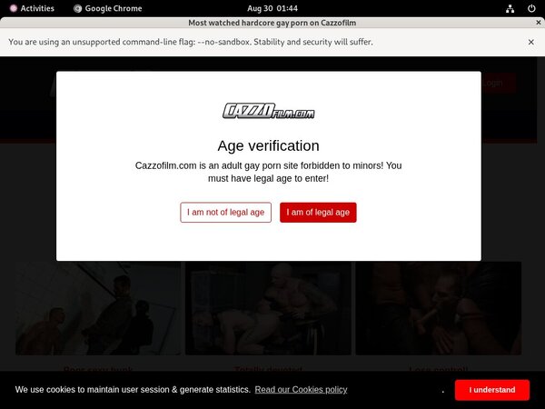 Sign Up Cazzo.fr Free