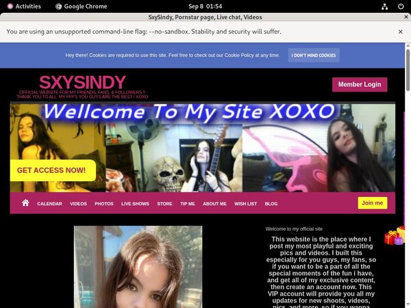 Sxysindyxoxo.com Orgasm
