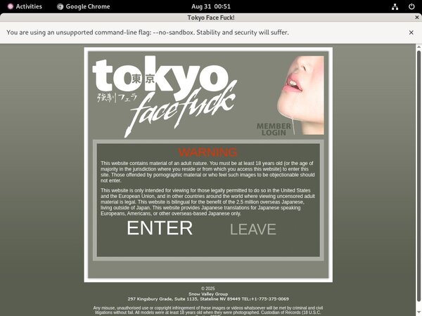 Tokyofacefuck Login Pass