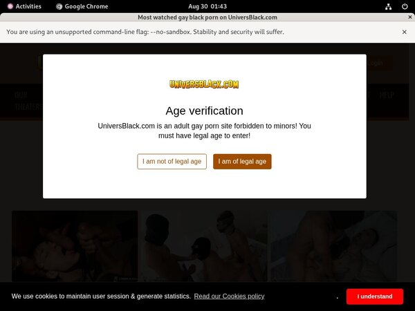 Universblack.com Vendo