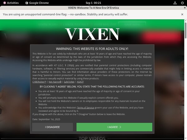 Vixen.com Paypal