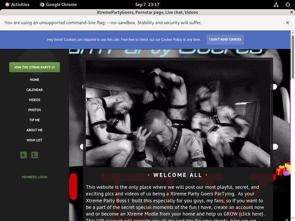 XtremePartyGoers App