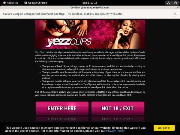 Yezzclips.com Login