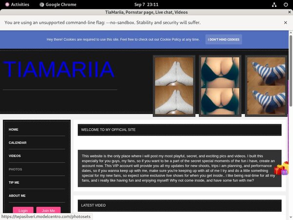 TiaMariia Ccbill Form